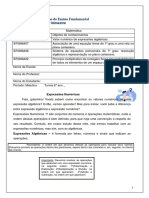 Apostila Matemática 8º Ano 5º Bimestre