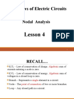 Basic Laws of Electric Circuits: Nodal Analysis