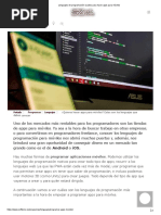 Lenguajes de Programación Usados para Hacer Apps para Móviles