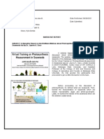 Group - 3 - A Narrative Report About Photosynthetic Measurement in Seaweeds