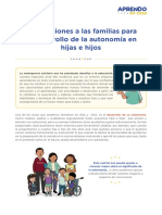 Orientaciones para Familias