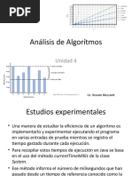 4 - Análisis de Algorítmos