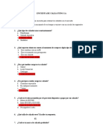 Encuesta de Calza Sting 11