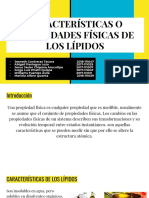 Propiedades Físicas, Quimicas, Funciones y Oxidación de Los Lípidos