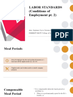 Labor Standards (Conditions of Employment Pt. 2) : Atty. Stephanie Joy A. Rolusta-Valdez DMMMSU-MLUC College of Law