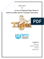 Rank Wise Survey of National Tiger Reserve Forest in India and Its Tourism Attraction