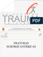 Fraturas Subtrocantericas e de Diafise de Femur