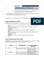 SupplementaryC SCOPEANDDELIMITATIONOFRESEARCH