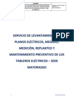 Informe Final Levantamiento Electrico Tableros Mayorazgo - Gmt-ope-Inf-012