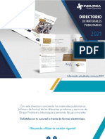 Directorio de Materiales Publicitarios - Jun 2021