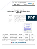 Attachment #2 26071-203-V1A-MWB0-00003 - 002 - Sub Vendor List