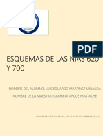 Esquemas de La NIA 620 y NIA 700