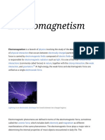 Electromagnetism: Electromagnetism Is A Branch of