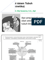 Nasib Obat Dalam Tubuh (Farmakokinetika) : Dr. Edy Suwarso, S.U., Apt