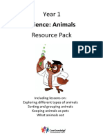 Science Resource Pack - Year 1 - Animals