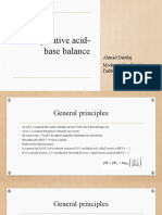 Perioperative Acide-Base Balance - Ahmad Damlaj