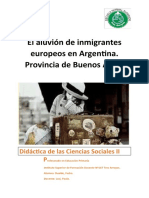 Secuencia El Aluvión de Inmigrantes Europeos en Argentina. Provincia de Buenos Aires