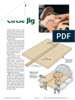 Disc Sander Circle Jig