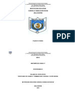 Plan de Area Matemáticas 5° 2021