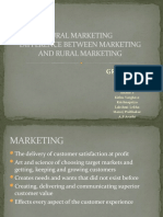 Rural Marketing Difference Between Marketing and Rural Marketing