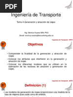 Tema 4 Generación y Atracción de Viajes