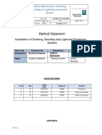 Method Statment For The Grounding (Rev.02)