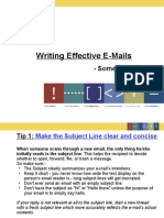 Writing Effective Emails