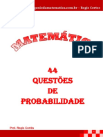 44 Questões de Probabilidade