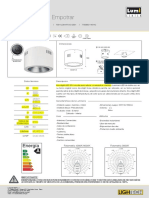 Downlight LED para Adosar Y/o Empotrar: Energía