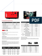 Model:: Generator Specification