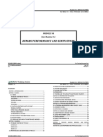 Module 9 (Human Factors) Sub Module 9.2 (Human Performance 