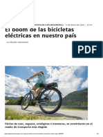 El Boom de Las Bicicletas Eléctricas en Nuestro País - Tendencias