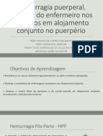 Aula 10 - Hemorragia Puerperal e Atuação Do Enfermeiro Nos Cuidados em AC No Puerpér