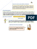 EdA #09 3º Secundaria Asumimos Los Valores de Nuestra Tradición...