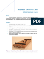 Unidade 4 - Aritmética Dos Racionais