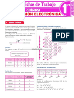 Configuracion Electronica para Primer Grado de Secundaria