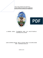 Linea de Tiempo Historia de Venezuela