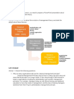 Classical Management Theory (1880 - 1920) : Let's Check!