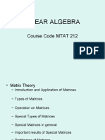 Linear Algebra (Matrix)