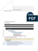 Voting and Election Laws: An Official Website of The United States Government Here's How You Know