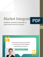 Market Integration: Edward B. Agravante, MM, Mba, JD Laguna State Polytechnic University