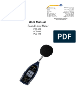 Manual Sound Level Meter Pce 428 430 432 en - 1067941