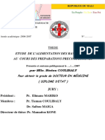 Etude de L'Alimentation Des Basketteurs Au Cours Des Preparations Precompetitives