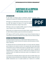 Estados Auditados de Afp Integra - Finanzas II - Unf