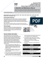 Installation, Operation and Maintenance Manual: Axial Propeller Wall Fans