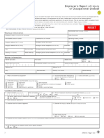 Reset: Employer's Report of Injury or Occupational Disease