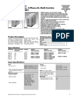 Monitoring Relays True RMS 3-Phase, 3-Phase+N, Multi-Function Types DPB01, PPB01