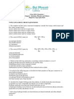 Class-XII (Chemistry) Chapter: Alcohols, Phenols and Ethers Objective Type Questions