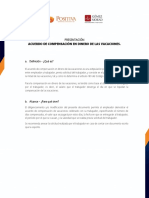 Dlg-For-38 Acuerdo de Compensación en Dinero de Las Vacaciones