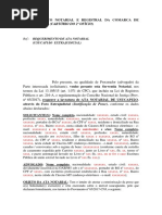 Requerimento - Ata Notarial de Usucapião Extrajudicial